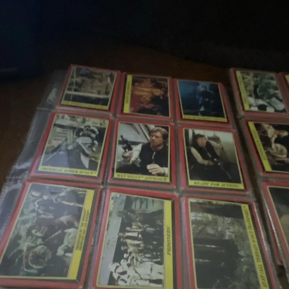 Star Wars Return of the Jedi 1983 Non-Sport Trading Card Lot Topps